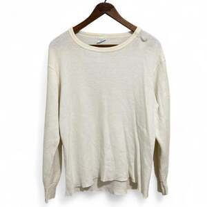 Vintage Jockey Waffle Knit Thermal Long Sleeve Shirt Size L 42-44 USA Made